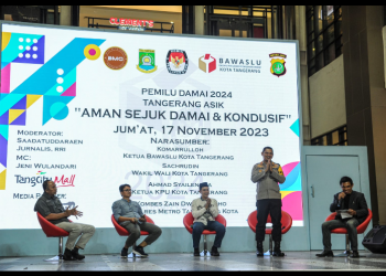 Balai Media Center (BMC) Gelar Deklarasi dan Diskusi Pemilu Damai 2024 di Tangerang 