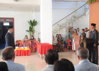 Bupati Nias Barat Melantik Direktur UPTD RS Pratama Lologolu Soguna Bazato
