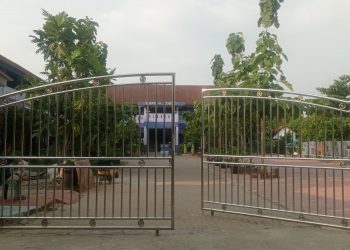 Luar Biasa, SMPN 4 Curug Bangun Pos Security Tanpa Campur Tangan Pemerintah