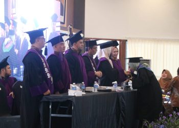 Kapolsek Jatiluhur Menghadiri Undangan Wisuda STAI AL – MUHAJIRIN Purwakarta
