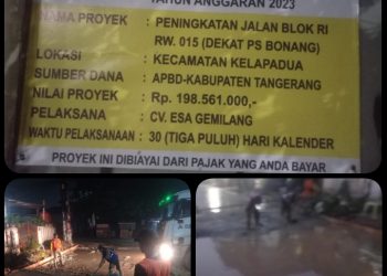 Kondisi Banjir, CV Esa Gemilang Paksakan Pengecoran, Pelaksana : Enggak Pengaruh ke Mutu Beton