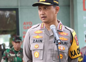 Gelar Apel Pengamanan Kedatangan Presiden Jokowi di Kota Tangerang, 1.084 Personil Gabungan Disiagakan