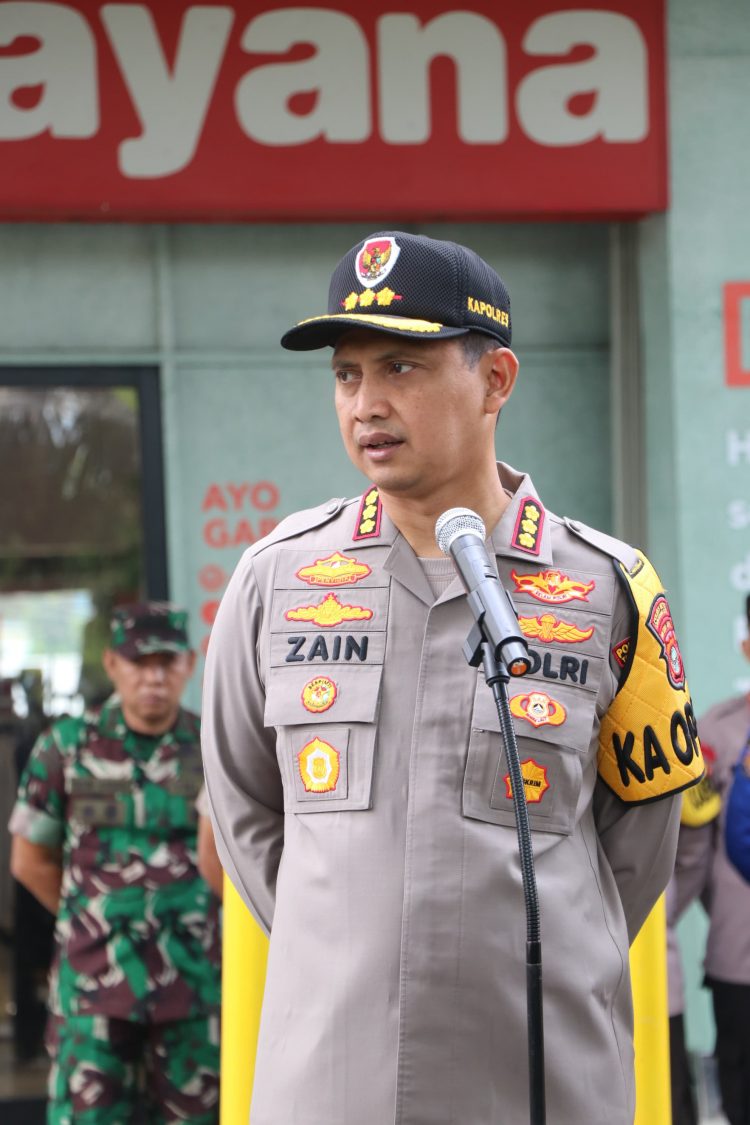 Gelar Apel Pengamanan Kedatangan Presiden Jokowi di Kota Tangerang, 1.084 Personil Gabungan Disiagakan