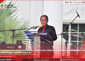 Bupati Nias Harapkan Nilai-Nilai Kristus Dapat Dimanifestasikan Dalam Pekerjaan Dan Keputusan
