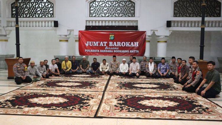 Polresta Bandara Soetta Gelar ‘Jumat Barokah Subuh Keliling’ Dukung Keamanan Pemilu