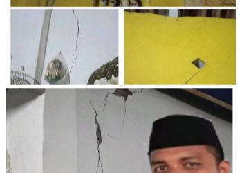 Hujan Angin Sebabkan Rumah Warga Di Pesawahan Pangkah Rusak Berat , Kades Gerak Cepat Respon Laporan Warga