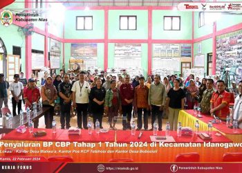 Sebanyak 16.734 KK Di Nias Terima BP -CBP Tahap I