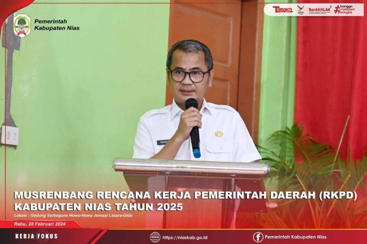 Bupati Nias : Saat ini, arah pembangunan difokuskan untuk mewujudkan kemandirian ekonomi daerah