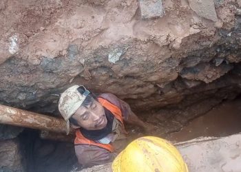 Omsetnya Menurun Drastis, Galian Kabel PLN di Legok Dikeluhkan Pedagang