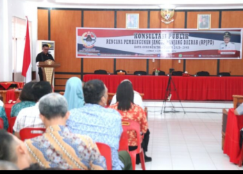 Forum Konsultasi Publik Ranwal RPJPD Kota Gunungsitoli Tahun 2025-2045 Resmi Dibuka