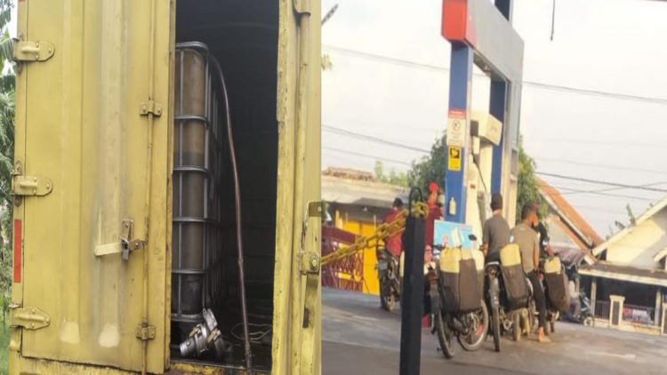 Layani Pembelian Solar Menggunakan Jerigen, SPBU 33.41302 di Karawang Diduga Bersekongkol dengan Mafia Migas