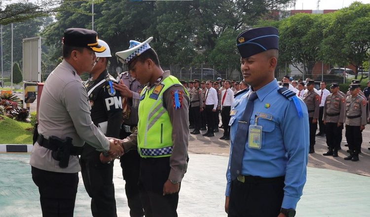 Persiapan Operasi Keselamatan Jaya 2024, Polresta Bandara Soetta Gelar Apel Pasukan