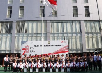 Berprestasi dalam Pelayanan, 90 Personel Polresta Bandara Soetta dapat Penghargaan