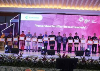 Lampung Utara Raih Penghargaan Eradikasi Penyakit Frambusia
