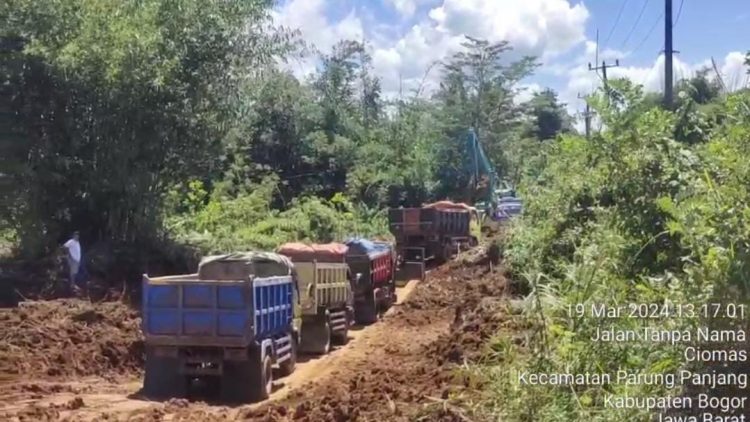 Meski Sudah Viral, Tambang Galian C Ilegal di Tenjo Bogor Tak Tersentuh Hukum