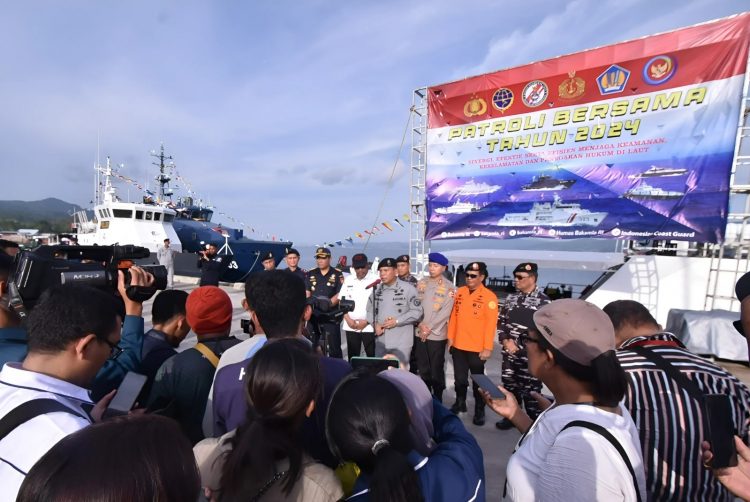 Wujudkan Sinergi Pengamanan Laut Nusantara, Bakamla RI Gelar Patroli Bersama Tahun 2024