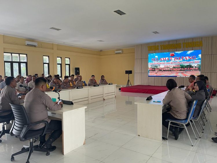 Polres Purwakarta Ikuti Supervisi Operasi Ketupat Lodaya 2024 Dari Polda Jabar