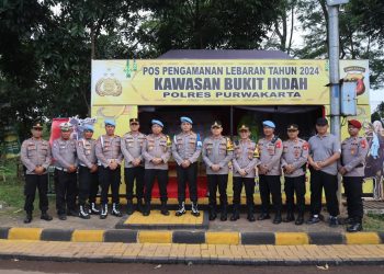 Tim Supervisi Div Propam Mabes Polri Kunjungi Pos Terpadu KBI, Tinjau Ops Ketupat Lodaya 2024 Polres Purwakarta