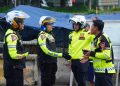 Kapolres Purwakarta, Pimpin Pembukaan Jalur kontra flow gate toll Cikopo arah Jakarta