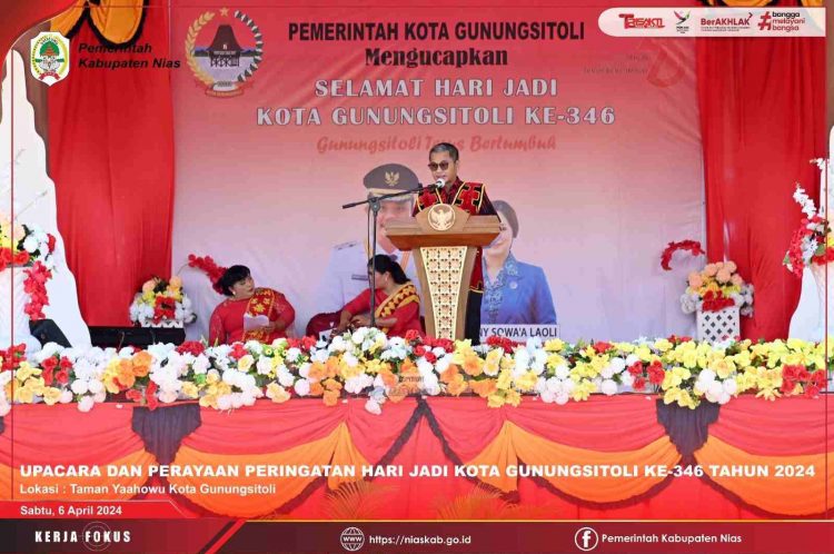 Bupati Nias : Sowa’ania Sanau Sabōlō