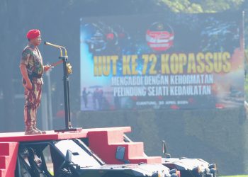 Panglima TNI: Pimpin Upacara Peringatan HUT Kopassus Ke-72