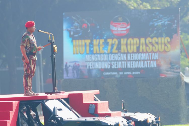 Panglima TNI: Pimpin Upacara Peringatan HUT Kopassus Ke-72