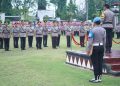 Kapolres AKBP Teddy Rachesna Pimpin Sertijab 2 Kabag, 2 Kasat dan 3 Kapolsek di Jajaran Polres Lampung Utara