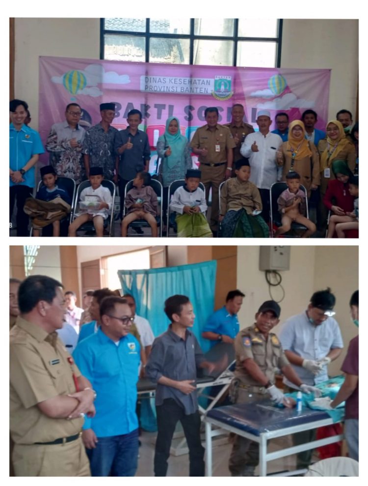 KNPI Serta LSM PPUK DPD Provinsi Banten Bersama Anggota DPRD Propinsi Banten Muhlis S.H Gelar Acara Sunatan Massal