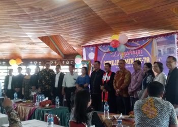 Sekda Kab. Nias Hadiri Perayaan HUT Gereja AMIN Ke 78 Tahun