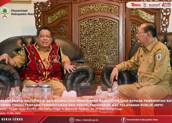 Pemkab Nias Koordinasi dan Konsultasi Ke Pemkot Tebing Tinggi