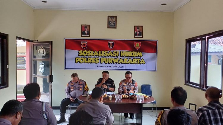 Polres Purwakarta Gelar Penyuluhan Hukum Ke Polsek Jajaran