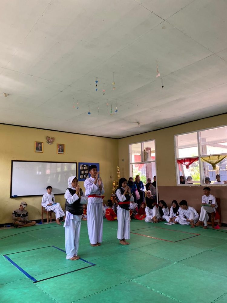 Pembukaan Uji coba Pertandingan Try Out Perisai Diri Tingkat SD,SMP dan SMA Ranting Pasawahan di Mulai…