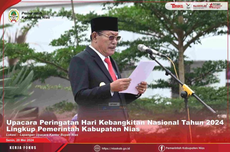 Pemkab Nias Gelar Upacara Peringatan Hari Kebangkitan Nasional Ke-116 Tahun 2024