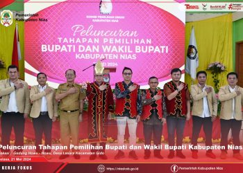 Wabup Nias Harapkan Partisipasi Masyarakat Pada Pilkada Tahun 2024 Meningkat