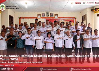 Rembuk Stunting Tingkat Kecamatan Gidō Kab. Nias Tahun 2024