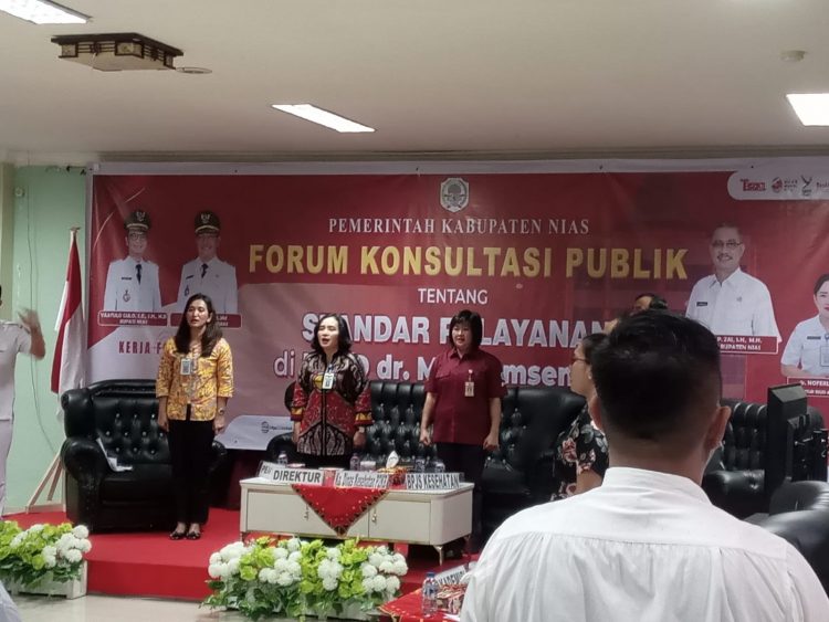 RSUD dr. M. Thomsen Nias Laksanakan FKP Tentang Standar Pelayanan