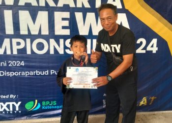 Pesilat Padepokan 11 Elang Putih Dari Selatan Raih Juara 1 Kejuaraan Purwakarta Istimewa Championship 2024