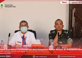 RAPAT KOORDINASI PEMBANGUNAN UNIT PELAYANAN MAKAN BERGIZI DI KABUPATEN NIAS