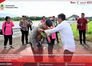 Kapolda Sumut Kunker di Kepulauan Nias, Disambut Oleh Bupati dan Wakil Bupati Nias