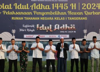 Idul Adha 1445: Warga Binaan Dan Petugas Bersuka Cita Laksanakan Sholat Idul Adha Dan Pemotongan Hewan Qurban