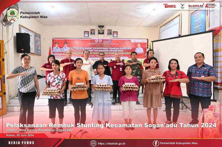 Bupati Nias Harapkan Kades, Puskesmas, Bidan Desa Bekerja Sama Lakukan Pencegahan dan Penurunan Stunting