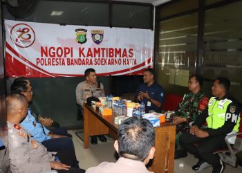 Polresta Bandara Soetta Ajak Stakeholder Tingkatkan Keamanan di Bandara Lewat “Ngopi Kamtibmas
