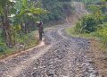 Sungguh Sangat Miris, Proyek Jalan Pengerasan Diduga Dikerjakan Asal Jadi