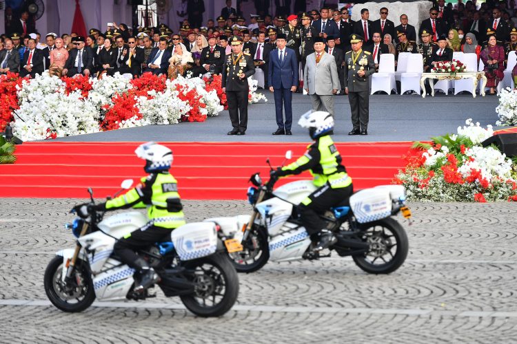Panglima TNI Hadiri: Puncak Perayaan HUT ke-78 Bhayangkara di Monas