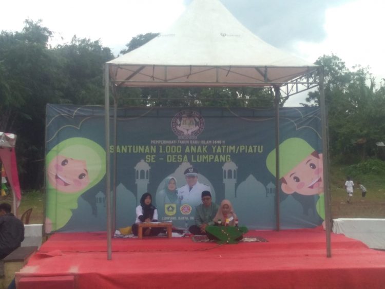 Milad 104: Desa Lumpang Dengan Acara 1000 Santunan Yatim Piatu