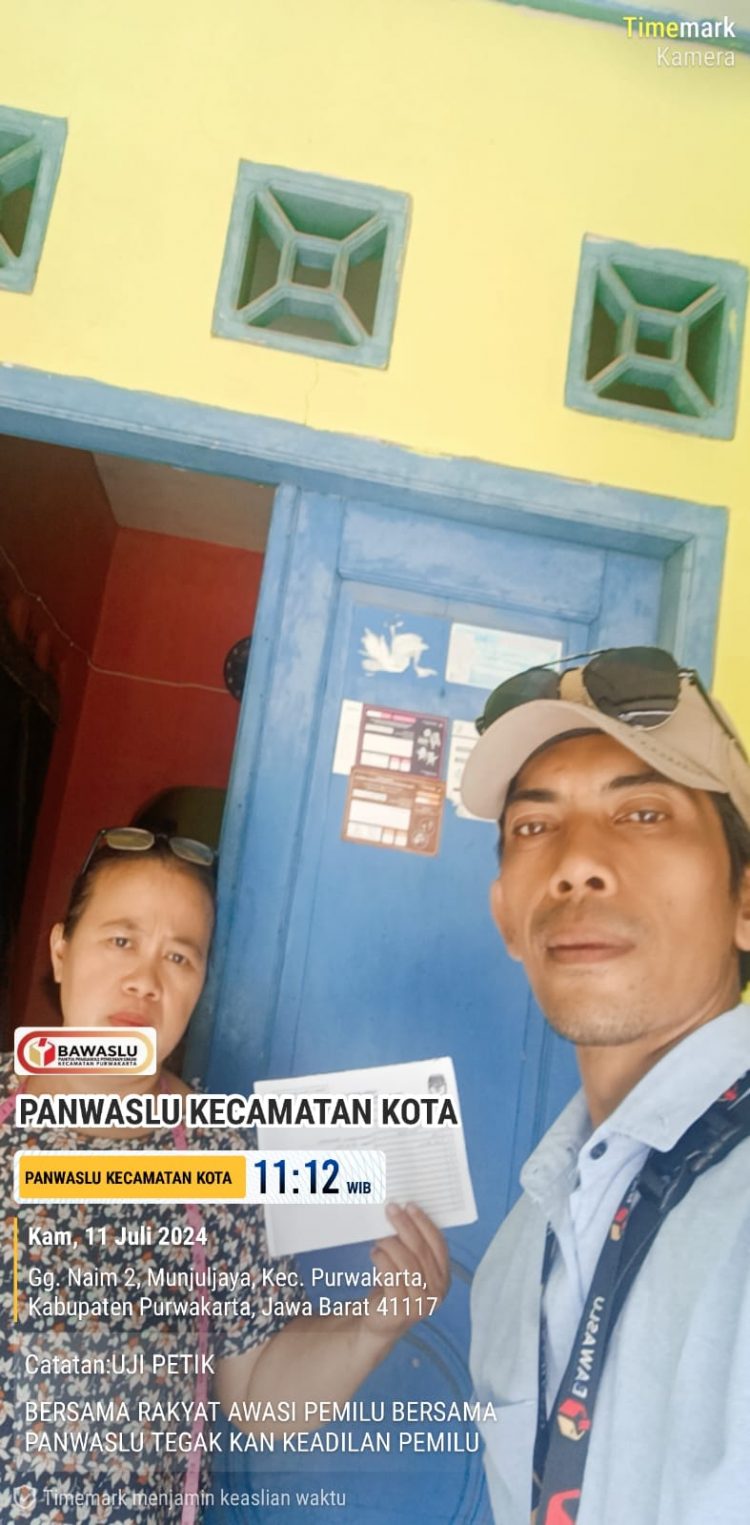PPL Uji Petik di TPS RT 01 RW 01 Kelurahan Munjul Jaya Purwakarta