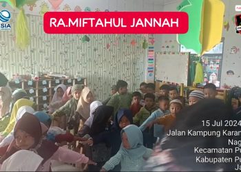 Hari Pertama Masa Pengenalan Lingkungan Sekolah (MPLS) di TK Miftahul Jannah: Anak-Anak Senang dan Antusias