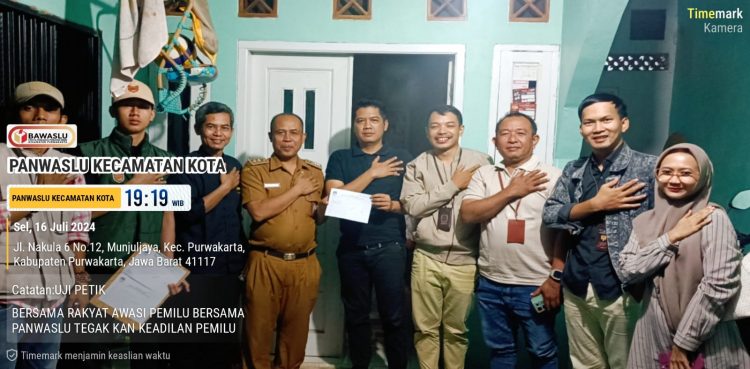 Menghindari Data Ganda, Kini Pencocokan Data oleh Pantarlih, di Kediaman Anggota Bawaslu Budi Hidayat