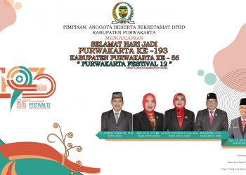 Pimpinan, Anggota Sekretariat DPRD Purwakarta Mengucapkan Selamat Hari Jadi Purwakarta Ke – 193 Dan Kabupaten Purwakarta Ke – 56 “Purwakarta Festival 12”