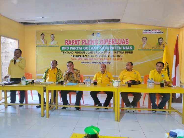 DPD Partai Golkar Nias Usung Yaatulo Gulo dan Arota Lase Sebagai Calon Bupati dan Calon Wakil Bupati